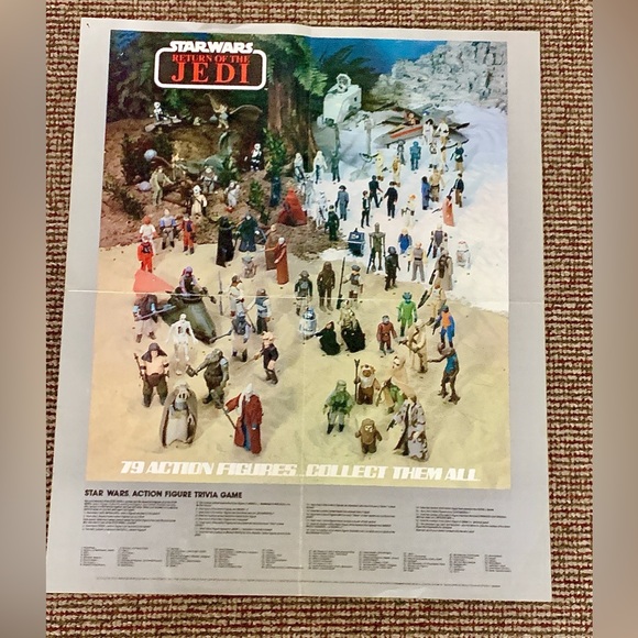 1984 Vtg Officially Licensed Lucasfilm Double Sided Star Wars Is Forever Poster - Picture 6 of 9
